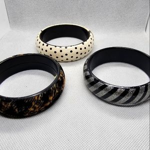 Vintage Bangles lot of 3 Bracelets